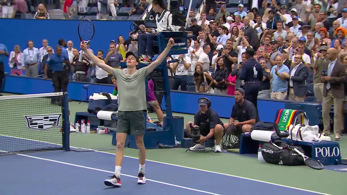 Unbothered. Focused. Flourishing. Jannik Sinner takes out Draper in straights to reach his maiden US Open final!