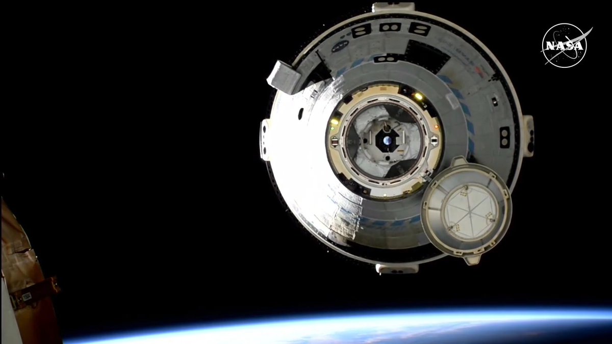 The uncrewed The Boeing Company #Starliner spacecraft has departed the space station undocking from the Harmony module's forward port at 6:04pm ET today. More...