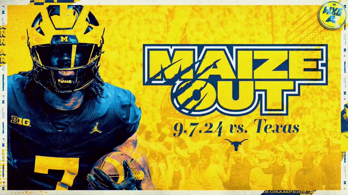 GO BLUE. WEAR MAIZE.