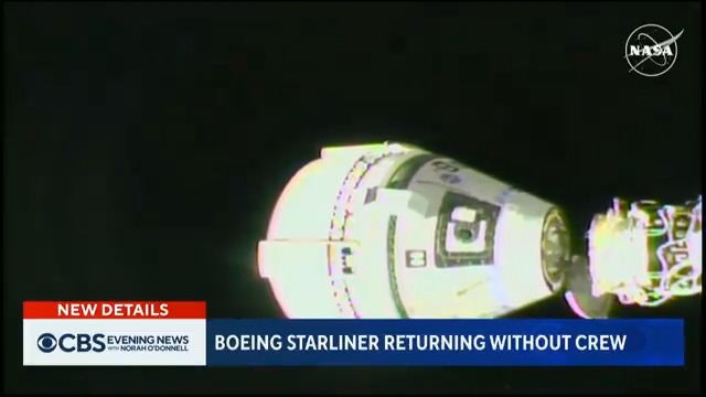 Boeing's troubled Starliner capsule is returning to Earth without its crew after undocking from the International Space Station on Friday to close out a disappointed test flight marred by helium leaks and thruster issues. SpaceX will retrieve the astronauts in February 2025.