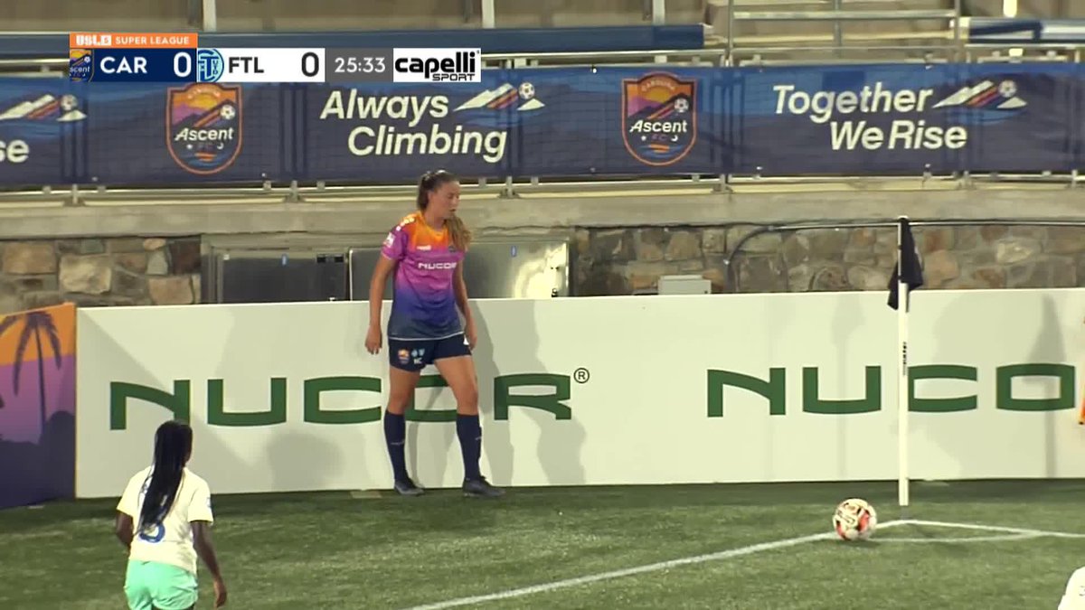 🚨 OLIMPICO ALERT 🚨 Renée Guion scores the first goal for Carolina Ascent FC in UNBELIEVABLE fashion 🤯 #ThisIsOurMoment