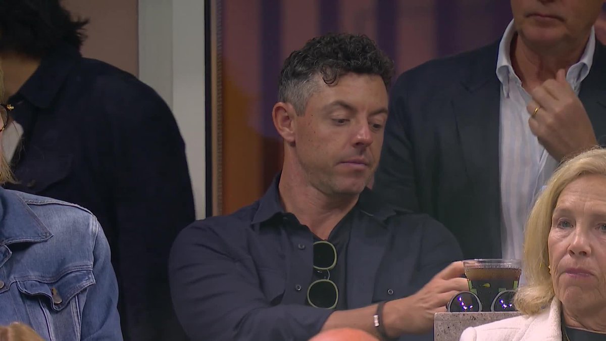 🚨⛳️ Rory McIlroy is in attendance for Tiafoe / Fritz 🎾 TRACKING RORY