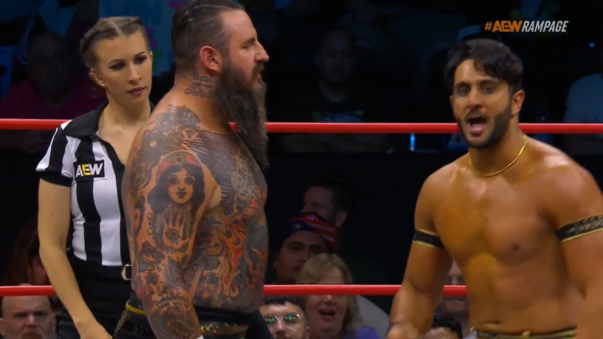Brody King gets a 10....(by force but still a 10) Watch #AEWRampage LIVE on TNT! Buddy Matthews | Big Bad Brody King | Mason Madden | Mansoor