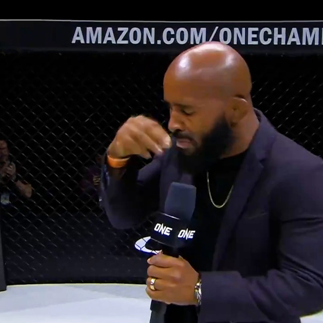 The full retirement speech from Mighty Mouse 👏 (via ONE Championship)