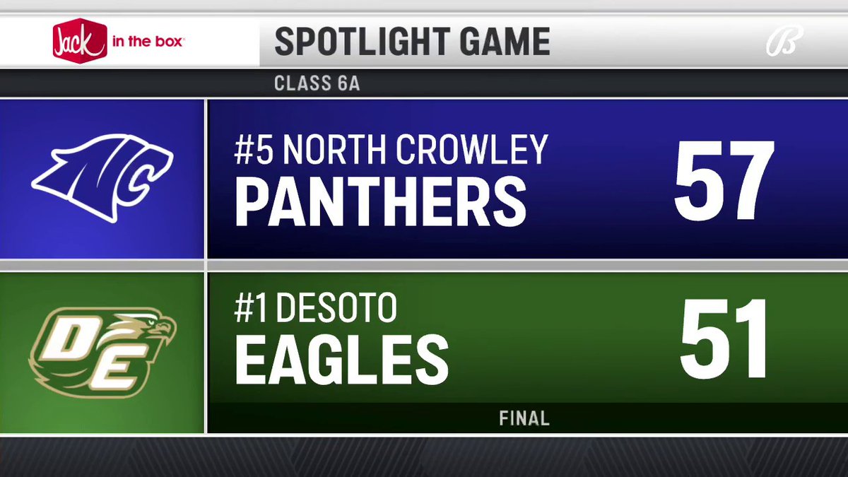 🚨 DOWN GOES DESOTO 🚨 NORTH CROWLEY WITH A HUGE WIN 😱 Jack in the Box | Texas UIL | #TXHSFB | #TFD24