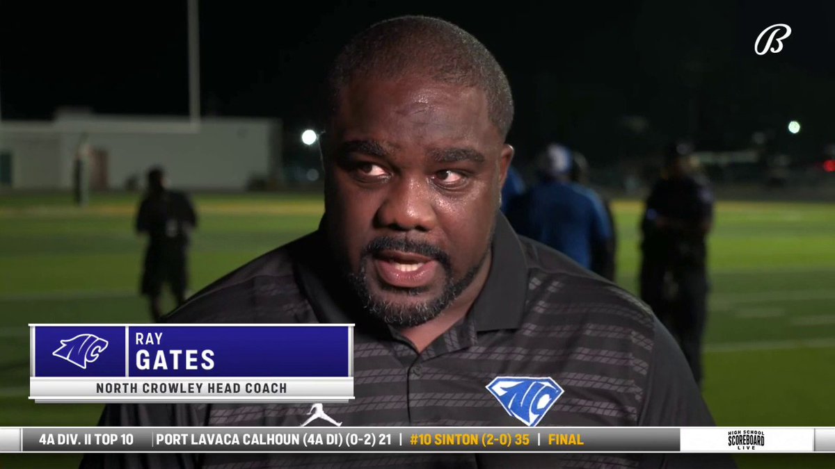 Hear from North Crowley's head coach Ray Gates after Crowley's HUGE win! Jack in the Box | Texas UIL | #TXHSFB | #TFD24