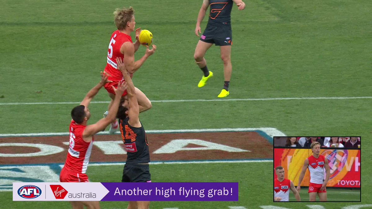 ISAAC HEENEY OH MY WORD ๐ฑ๐ฑ #AFLFinals #AFLSwansGiants