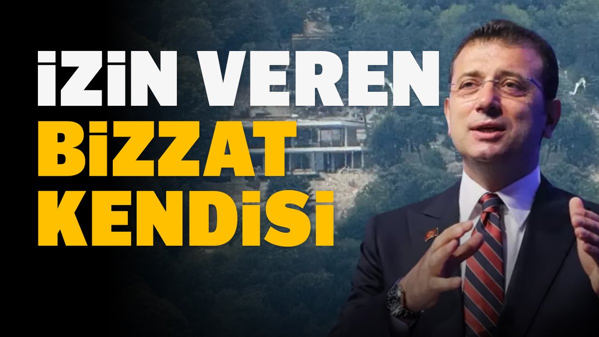 Vaniköy'de kaçak yapıya izin veren İmamoğlu'nun bizzat kendisi!