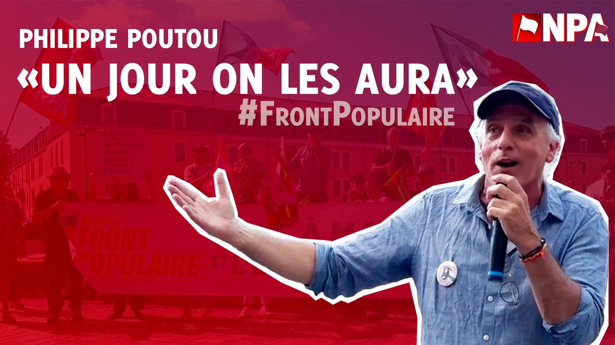"Il faut reconstruire des outils de combat, parce qu'on a envie de défendre nos vies, de défendre nos droits. Un jour on les aura !" Prise de parole de Philippe Poutou à la manifestation de #Carcassonne le 7 septembre 2024 pour le #NouveauFrontPopulaire