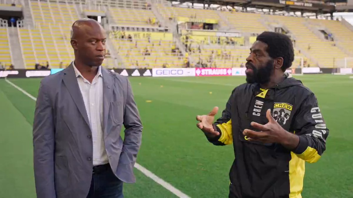 If you can see it, you can be it ✨ Dante Washington and Hanif Abdurraqib chat about the lineage of Black players and staff at the Crew, and how it inspired, and continues to inspire, Black children to play the game 🖤