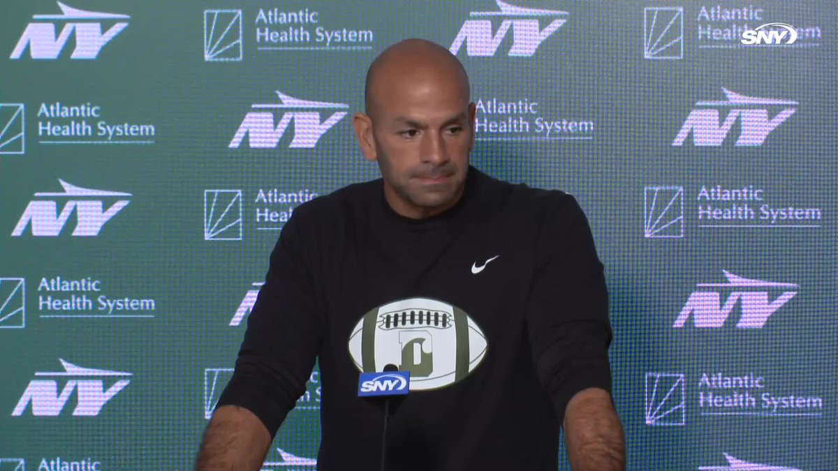 Robert Saleh shouts out Delbarton football and their new O-line coach, Nick Mangold: