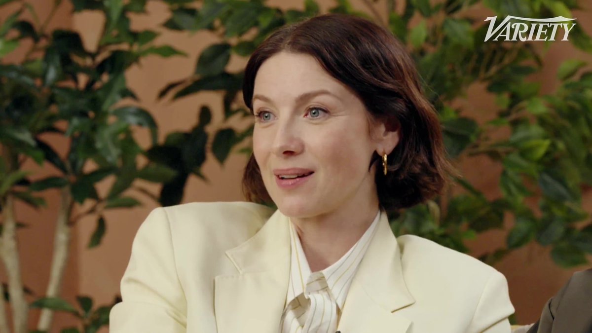 "The Cut" star Caitríona Balfe says there's about a month left to shoot of #Outlander Season 8. "It's going to be so sad to say good-bye to everybody..It's going to be so sad to say good-bye to this character that's completely changed my career."