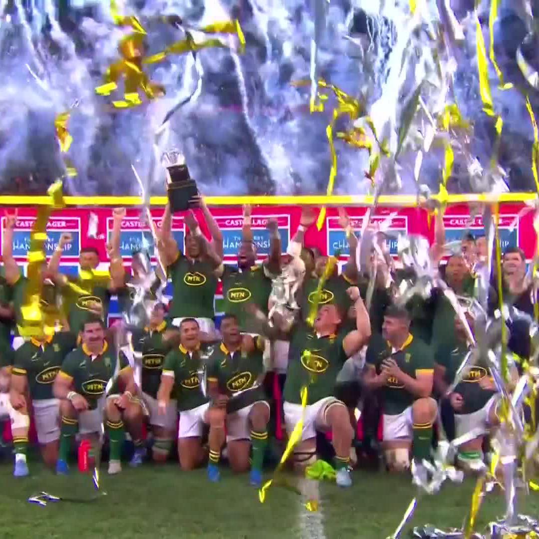 Siya Kolisi was very clear about what the goal was for the Springboks this week 🙌 They lift the Freedom Cup for the first time since 2009 🏆 #TRC2024