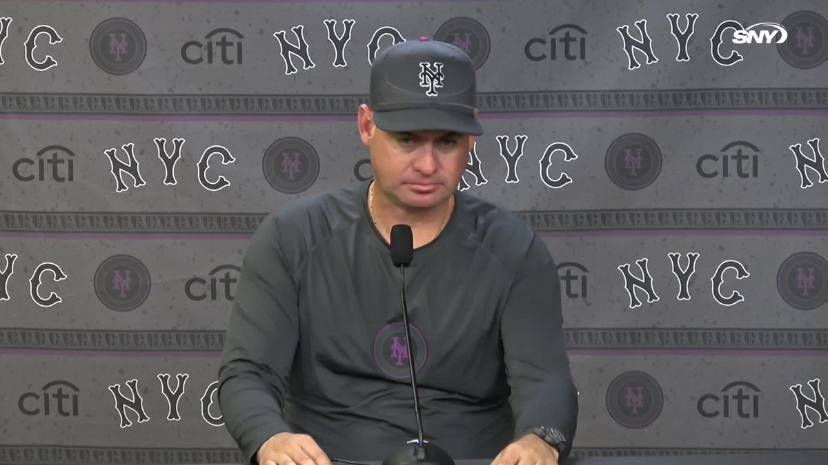 "Proud of him because he fought and he never put his head down." Carlos Mendoza talks about Jeff McNeil's season: