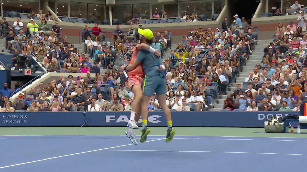 From missing three championship points at Wimbledon to winning the title at the US Open! Redemption for Max Purcell and Jordan Thompson 🏆