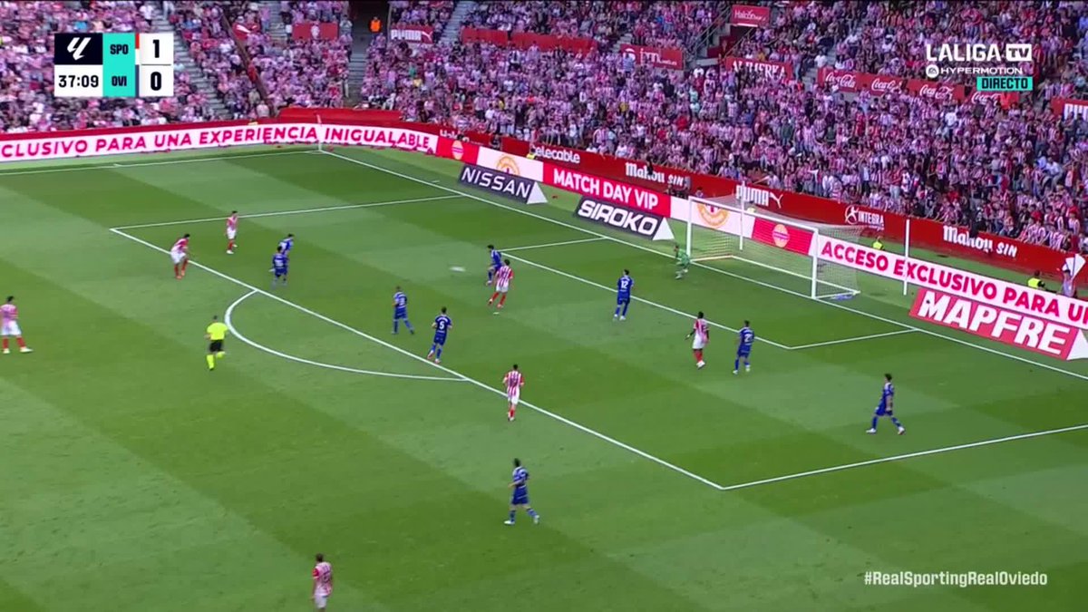 El gol del capitán, el gol del que siente como suyo el Real Sporting, EL GOLAZO EN UN DERBI QUE COTE NUNCA OLVIDARÁ ❤️🤍 #LALIGAHYPERMOTION