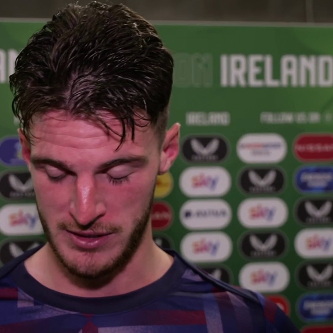 🗣️ "I was feeling back to myself" Declan Rice reacts after scoring for England in their 2-0 Nations League win over the Republic of Ireland 🏴󠁧󠁢󠁥󠁮󠁧󠁿