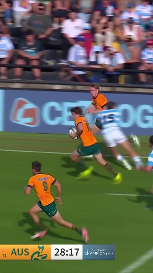 On the fly 💨 #Wallabies #TRC2024 #ARGvAUS
