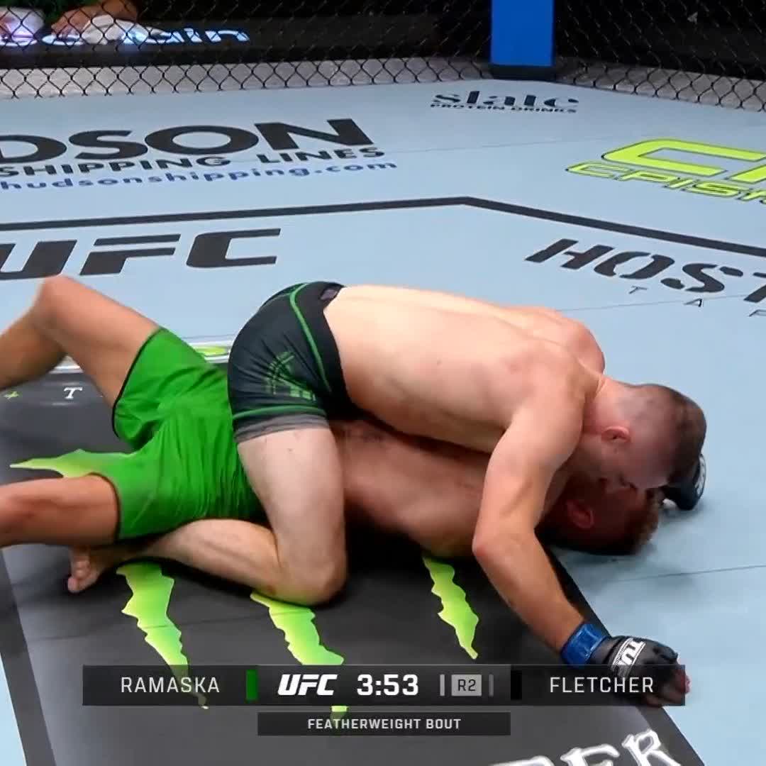 First fight, first finish! #UFCVegas97 Nathan with the second round submission 👏