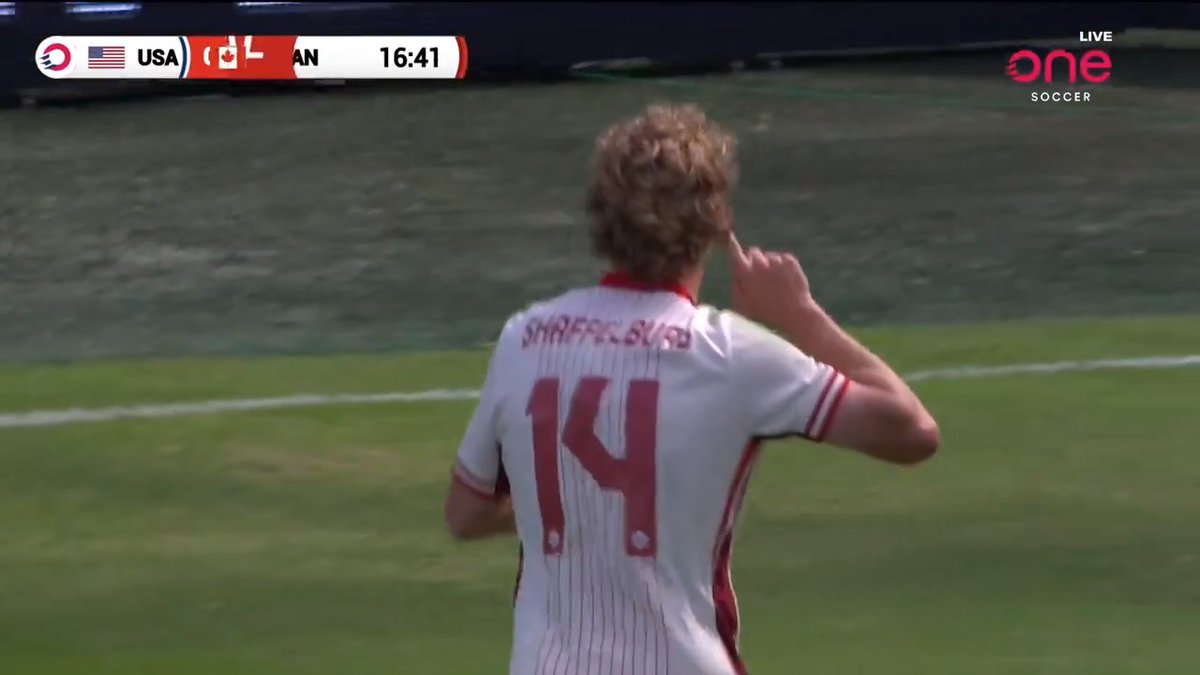 GOAL 🇨🇦 The #CanMNT's high press forces a turnover and it's JACOB SHAFFELBURG to go up 1-0 💥 (#WPIOOTBGW, #USMNT? 😅) 🔴 TUNE IN on OneSoccer