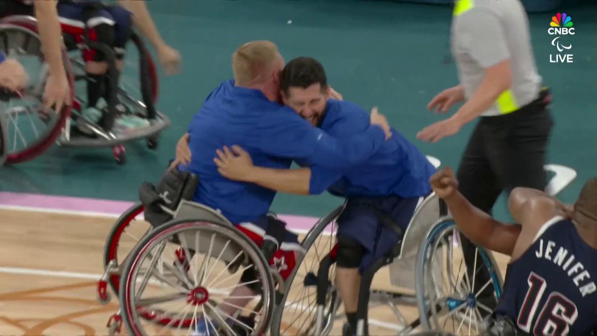 "GREATNESS UNPARALLELED." USA men's wheelchair basketball is GOLDEN once again! #ParisParalympics