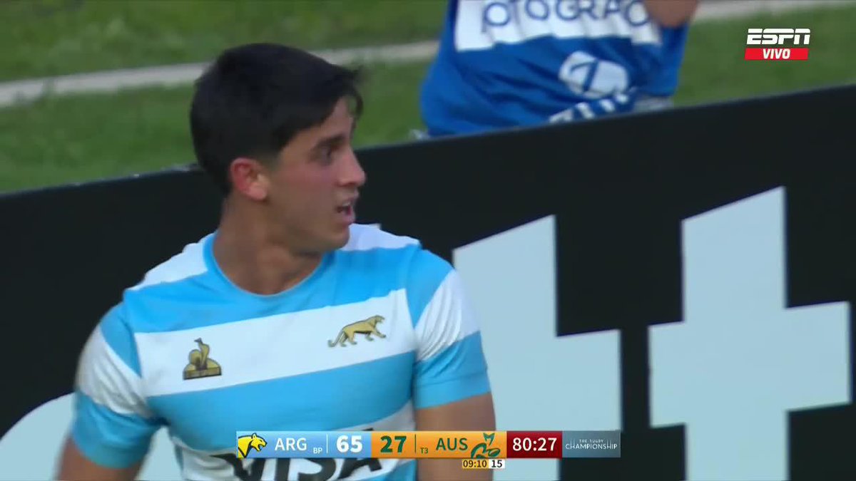¡Histórico triunfo de Los Pumas 🇦🇷! Le ganaron 67-27 a Australia 🇦🇺 por la cuarta fecha del Rugby Championship en Santa Fe. Es la quinta victoria de Argentina sobre los Wallabies en la historia en 23 enfrentamientos.