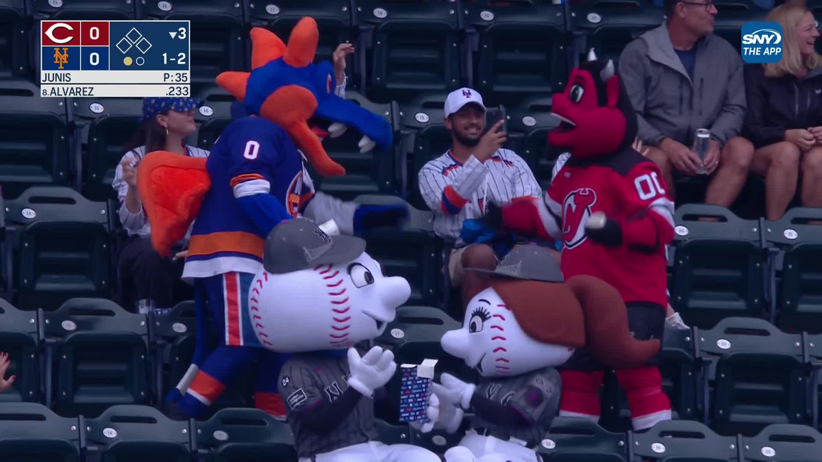 ALERT: THE MASCOTS ARE FIGHTING