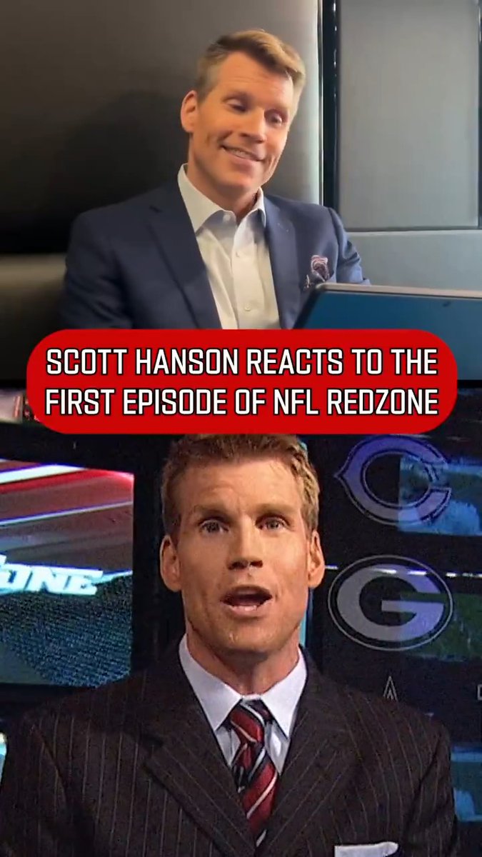 .Scott Hanson remembers the first episode of NFL RedZone like it was yesterday 🥹 ❤️