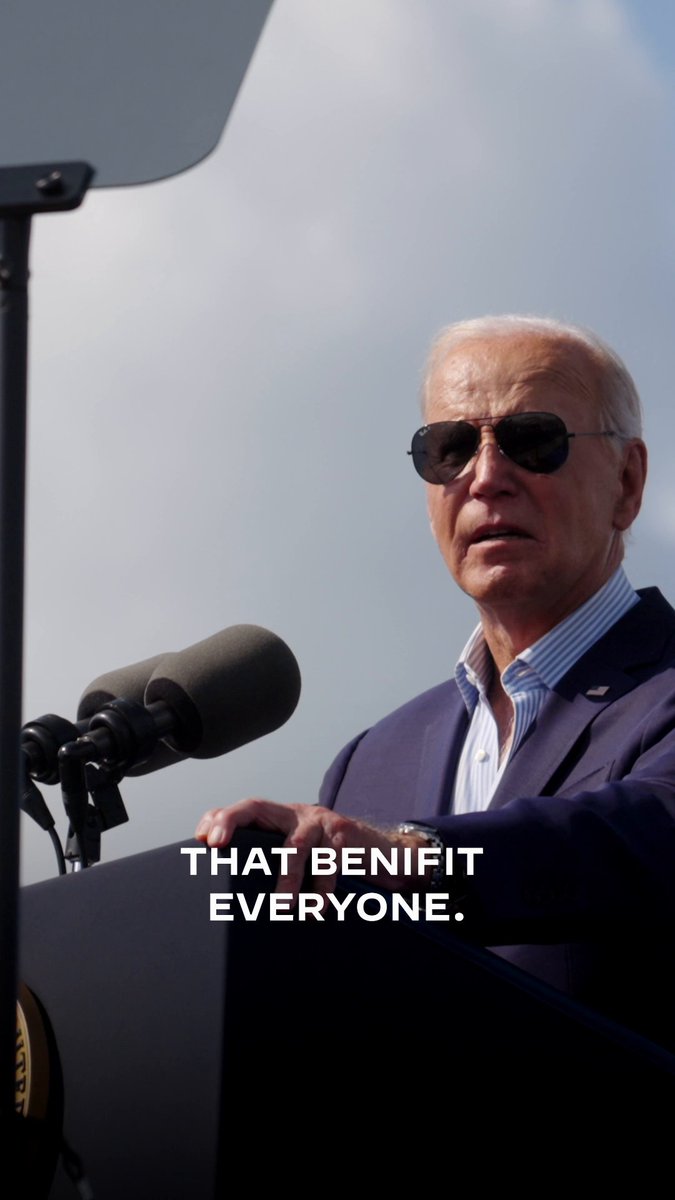 Our Investing in America agenda means spreading opportunities that benefit everyone.