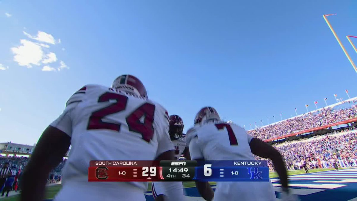 SOUTH CAROLINA PICK-SIX 😤