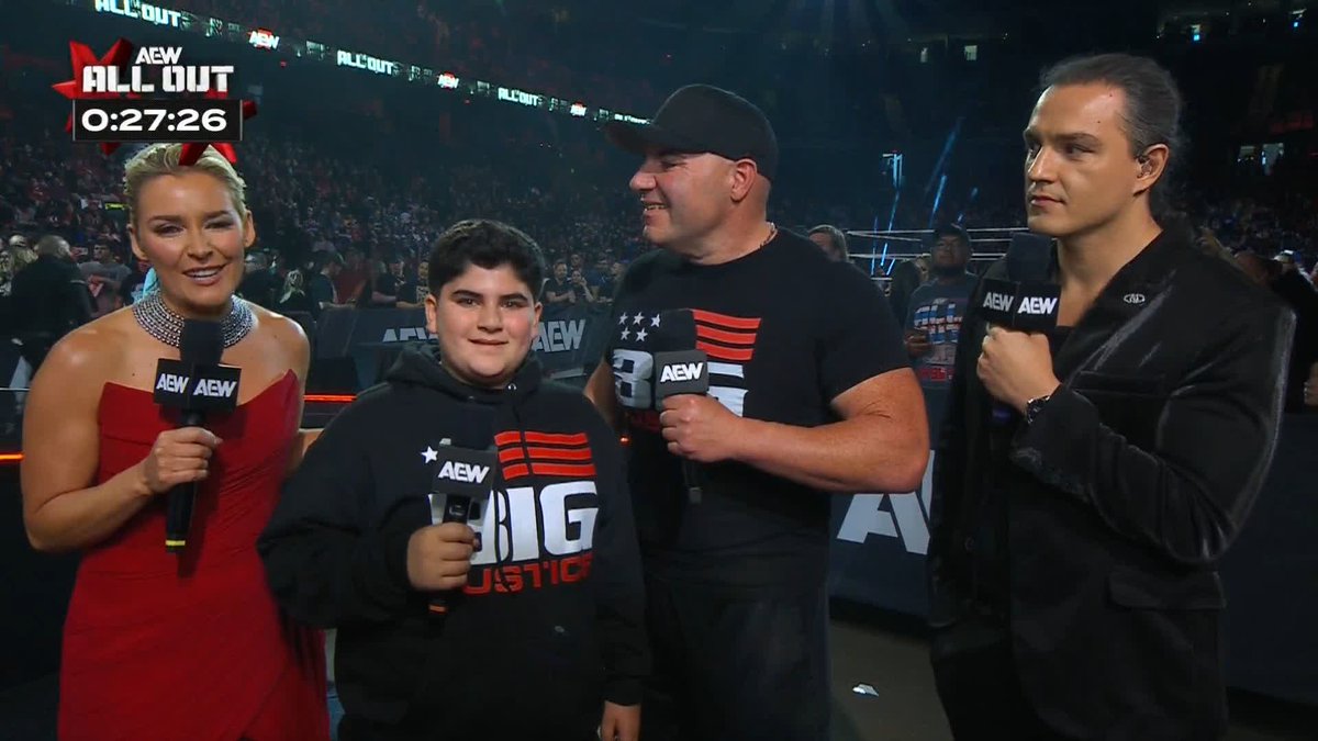 Bringing the BOOM to #AEWAllOut, it's the #CostcoGuys, with RJ City and @reneepaquette! Order #AEWAllOut on PPV right now!
