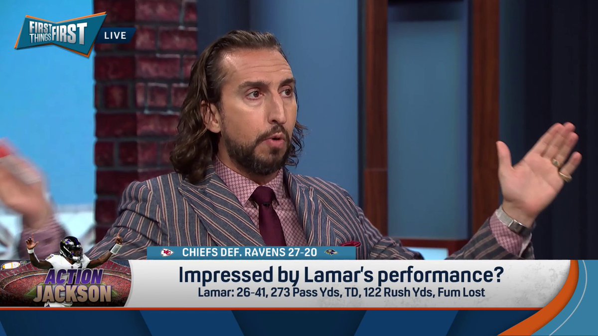 Nick Wright compares Ravens QB Lamar Jackson to Clippers G James Harden “They are both unique players…both are 1st-ballot Hall of Famers, they are both MVPs, they are both iconic, and they are both wholly and entirely unreliable in the biggest spots”