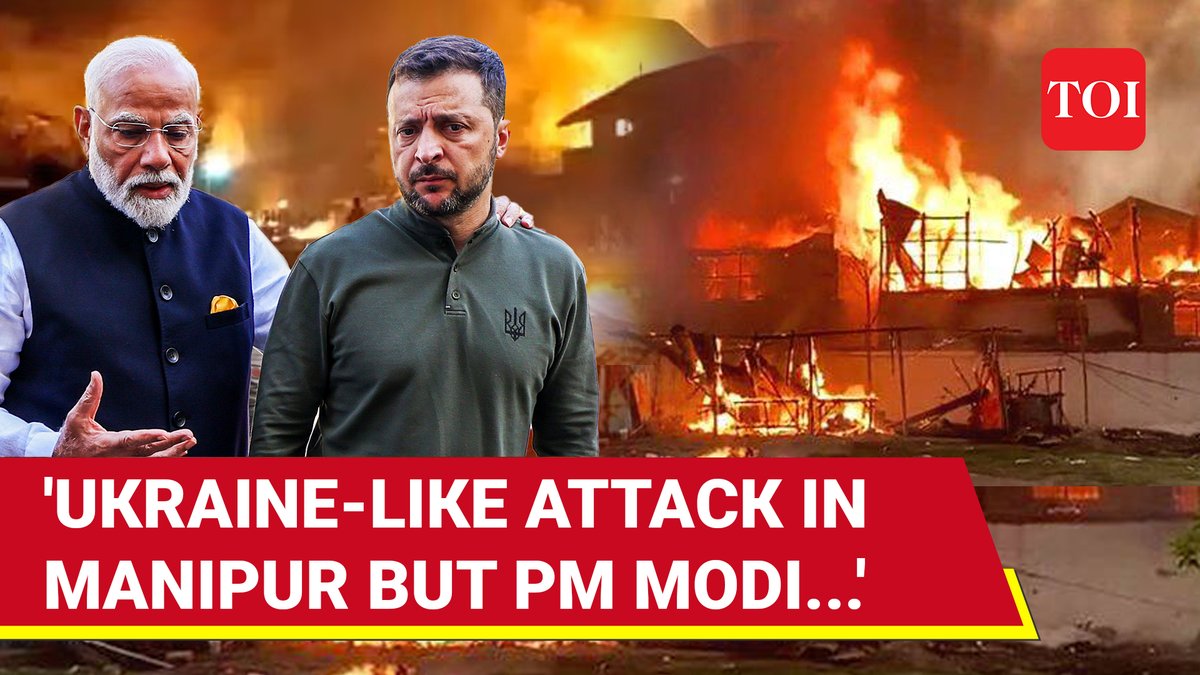 'PM Modi can visit Ukraine, not Manipur': MP gets emotional as Indian border state burns