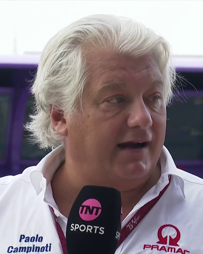 "He's motivated to show Ducati Corse made a wrong choice to pick Marquez" 🥶 Paolo Campinoti on Jorge Martín Almoguera winning the sprint race in Italy 🇮🇹 🙌 #MotoGP | #SanMarinoGP | Live on TNT Sports and Discovery+