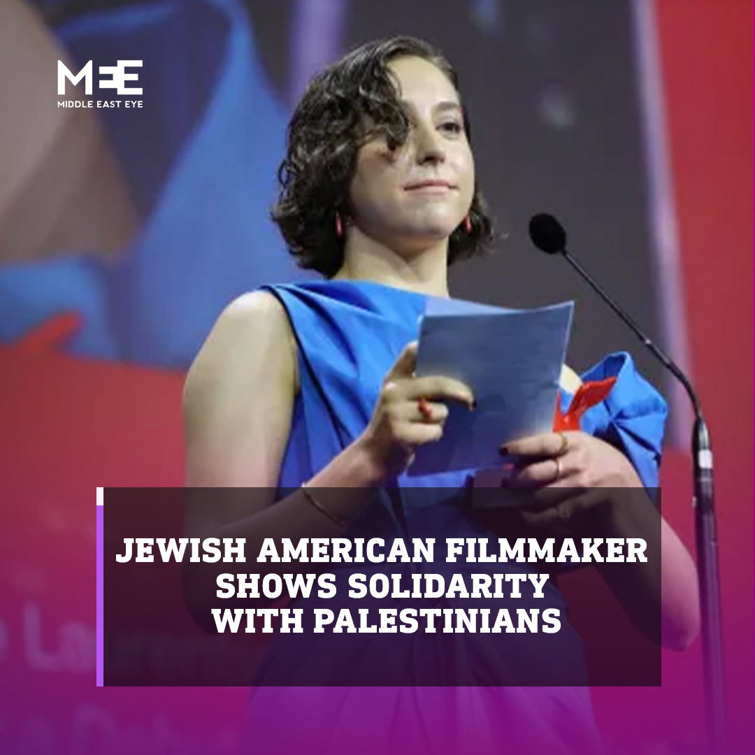 “I stand in solidarity with the people of Palestine and their struggle for liberation.” Jewish American filmmaker Sarah Friedland expressed her solidarity with the Palestinian people as she accepted the Luigi de Laurentiis prize for best first film for Familiar Touch.