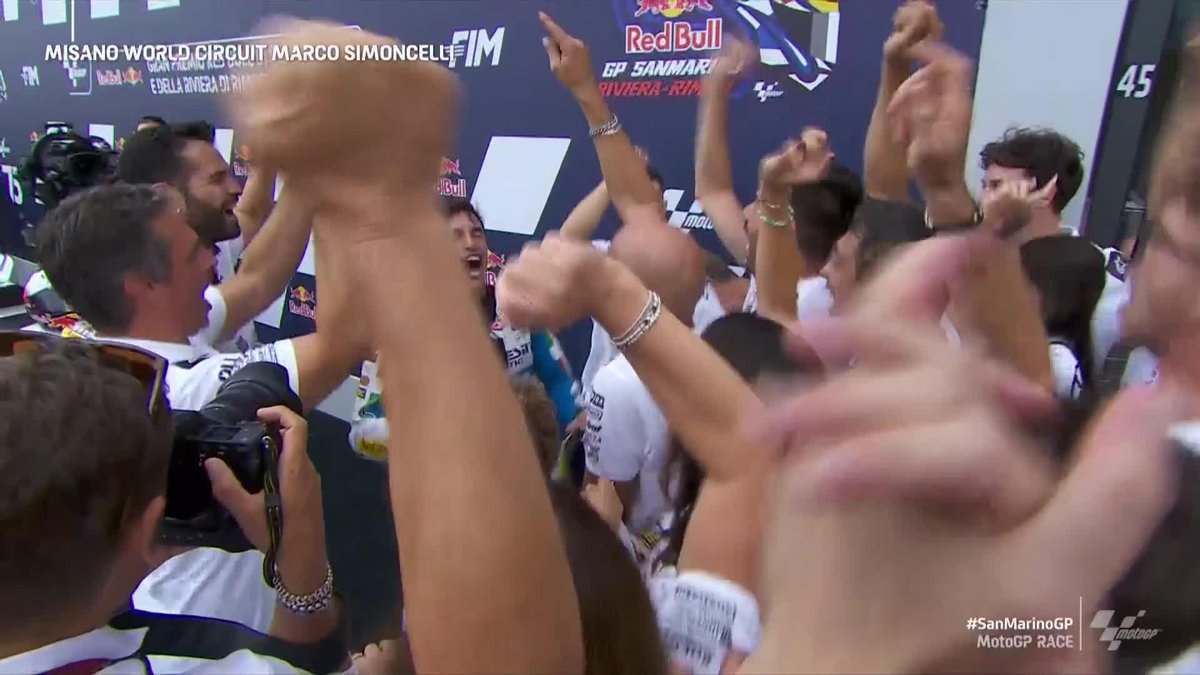 🔥 Marc Márquez is on fire indeed! #SanMarinoGP 🇸🇲