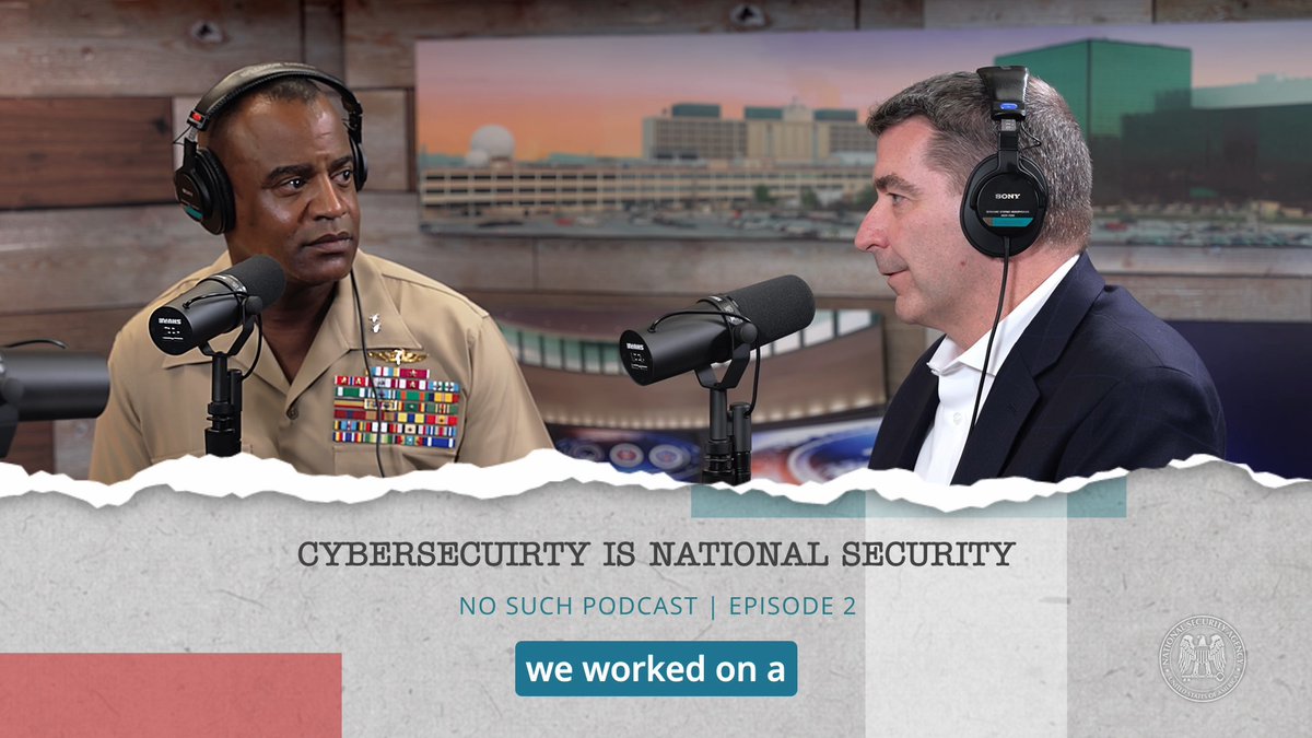 The second episode of No Such Podcast is available now! Hear how NSA’s foreign signals intelligence and cybersecurity missions work together in support of national security. Download the episode wherever you get your podcasts and subscribe to make sure you don’t miss further episodes.