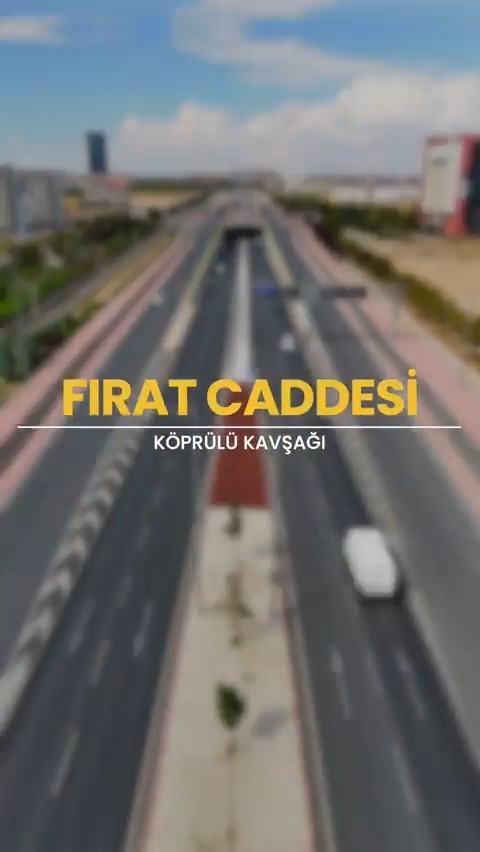 Büyükşehir Belediyemiz tarafından inşa edilen Fırat Caddesi Köprülü Kavşağı ile şehrimizin trafik akışı rahatlıyor, sürücülerimize güvenli ve hızlı ulaşım imkânı sağlanıyor. 🛣️🚗