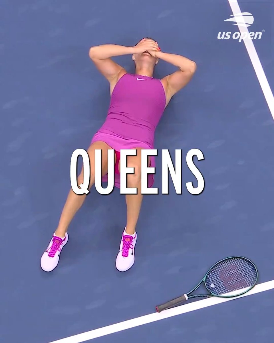 “And Aryna Sabalenka finally gets her crown in Queens!” 👑 Goosebumps.