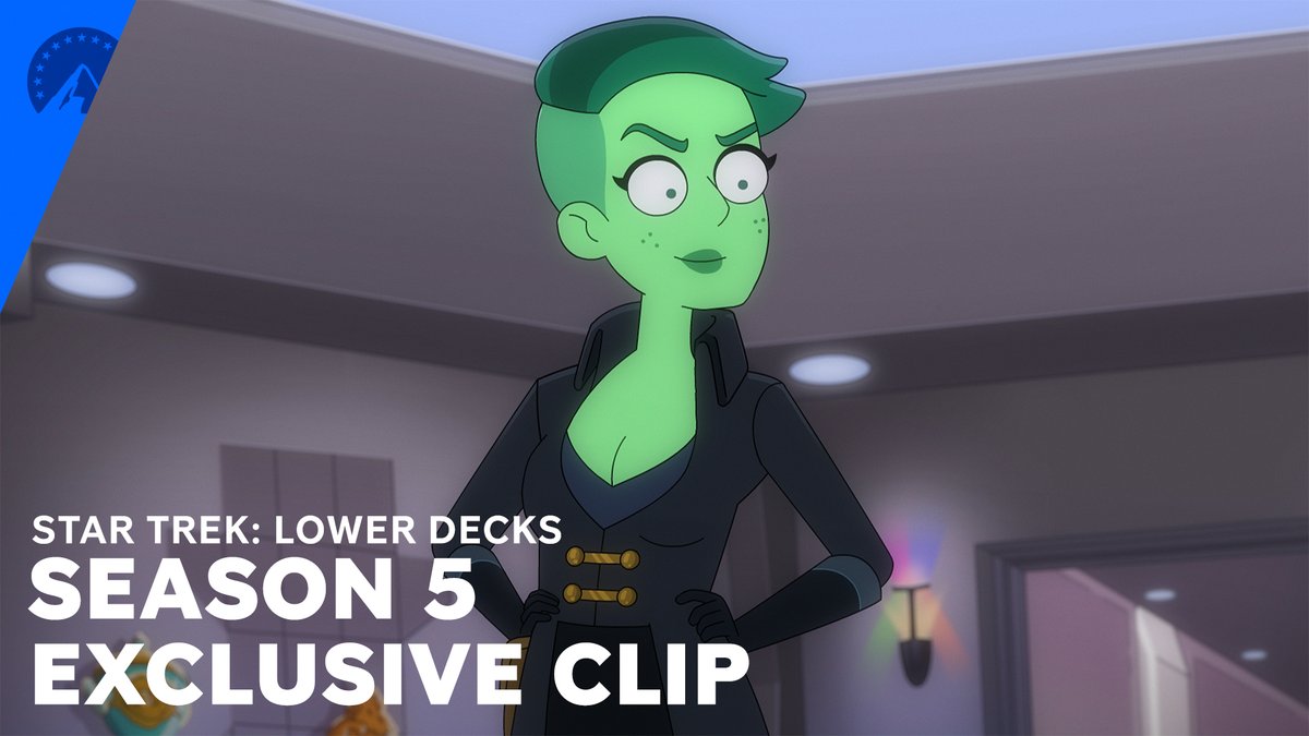 It wouldn't be #StarTrekDay without a sneak peek. Here's your first look at a scene from the Season 5 premiere of #StarTrekLowerDecks!