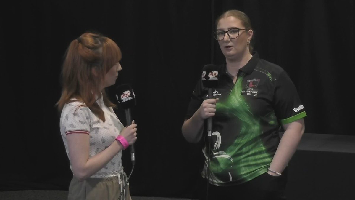 🗣️ "For me to be in that group now - I'm over the moon!" Robyn Byrne gives her reaction after becoming only the seventh player to win multiple PDC Women's Series titles! 👏