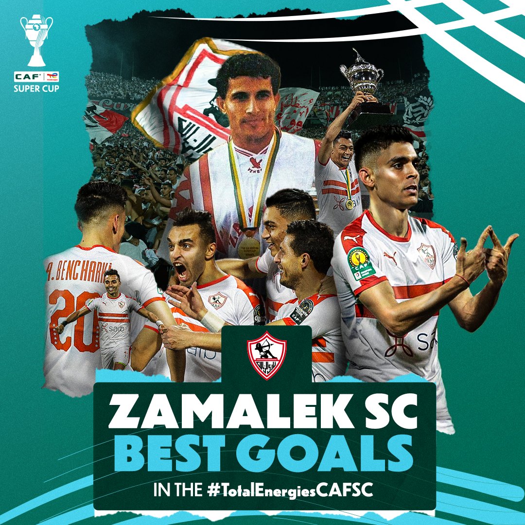 “We score like that.” 🥶 Some rich goals for Zamalek SC at the #TotalEnergiesCAFSC throughout history. 🌟