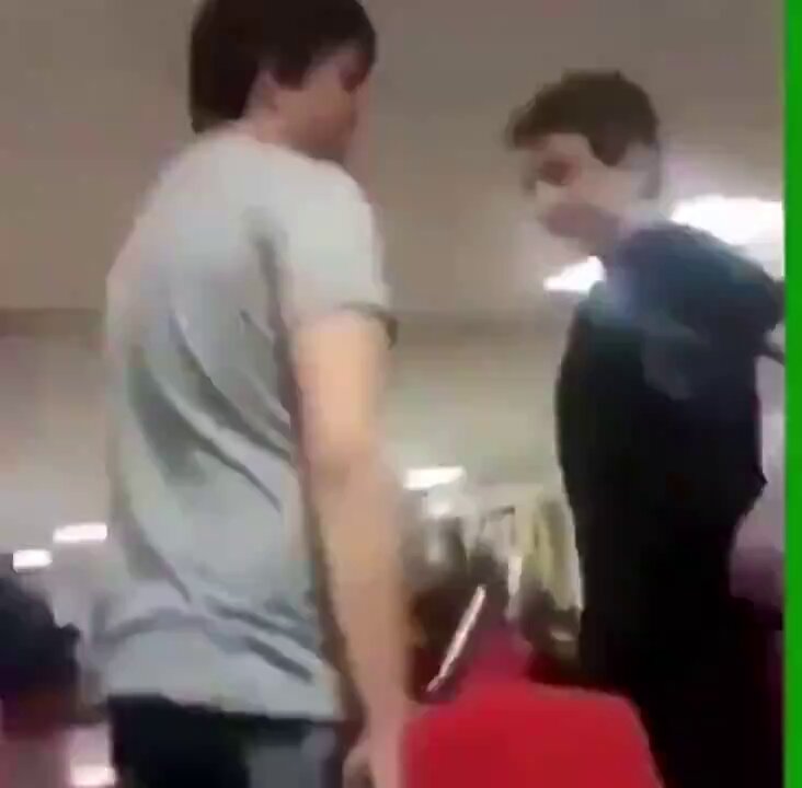 Student misses punch and ends up getting slammed to the floor