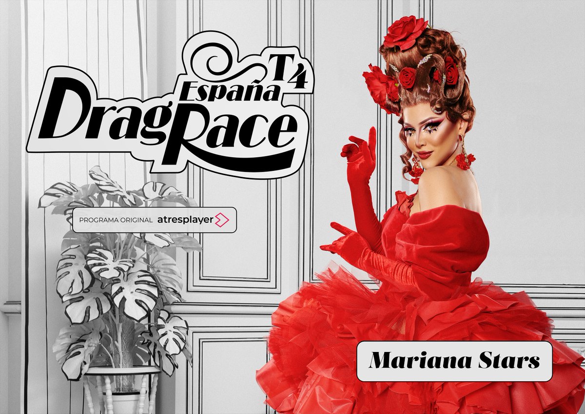 El ritmo latino ya está en #DragRaceES🪇 Mariana Stars. ❤️🌹🐍💫 viene a robarnos el corazón ❤️ #MeetTheQueens ▶️
