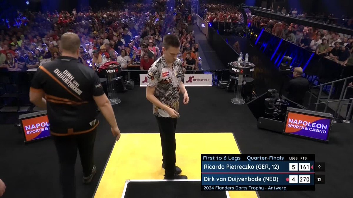 PIKACHU ENDS DIRK'S RUN! ❌ Ricardo Pietreczko battles his way to a 6-4 win over Dirk van Duijvenbode to reach the semi-finals! 📺 | #ET10 🔜 Ryan Searle v Luke Humphries