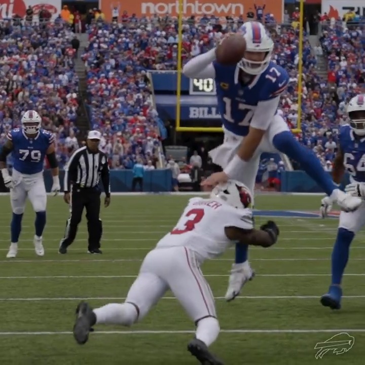 Cannot stop watching this Josh Allen touchdown. 🤯 #GoBills | #BillsMafia