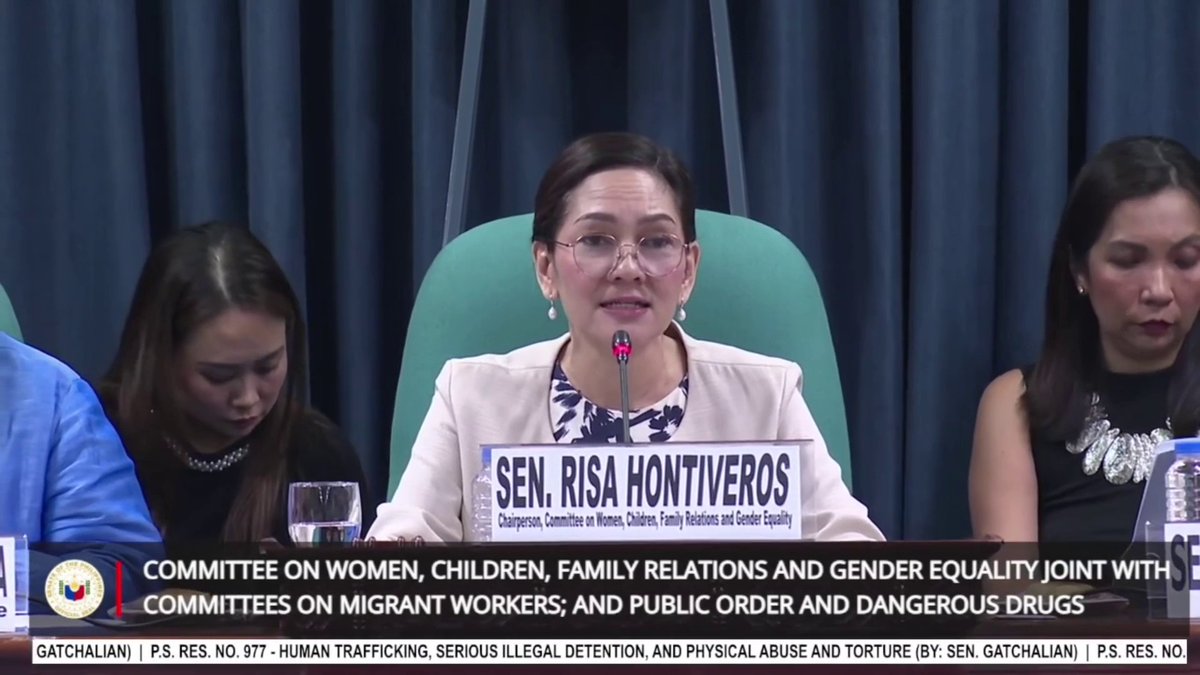 Narito ang opening statement ni Sen. Risa Hontiveros sa pagdinig ng Senado ngayong umaga kung nasaan si Bamban, Tarlac Mayor Alice Guo matapos siyang maaresto sa Indonesia.