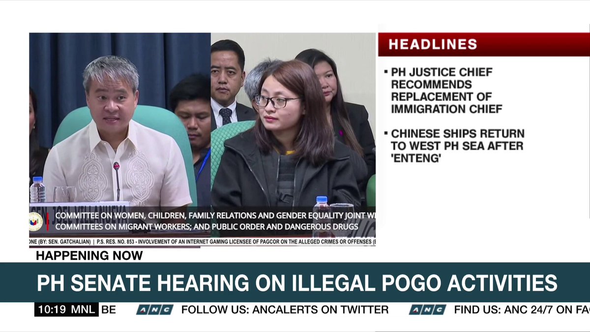 'BINASTOS MO AT BINALAHURA ANG BUONG GOBYERNO' Sen. Joel Villanueva, in his opening statement, lambasts dismissed mayor Alice Guo for the lies she previously told, but says the Senate is giving her one more chance to shed light on her links to POGOs in the Philippines.
