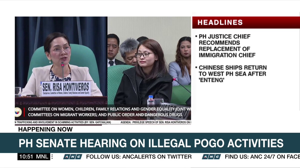 WATCH: Senators grill dismissed Bamban, Tarlac mayor Alice Guo, who insists that she is not Guo Hua Ping. "Ako po si Alice Guo," she said.