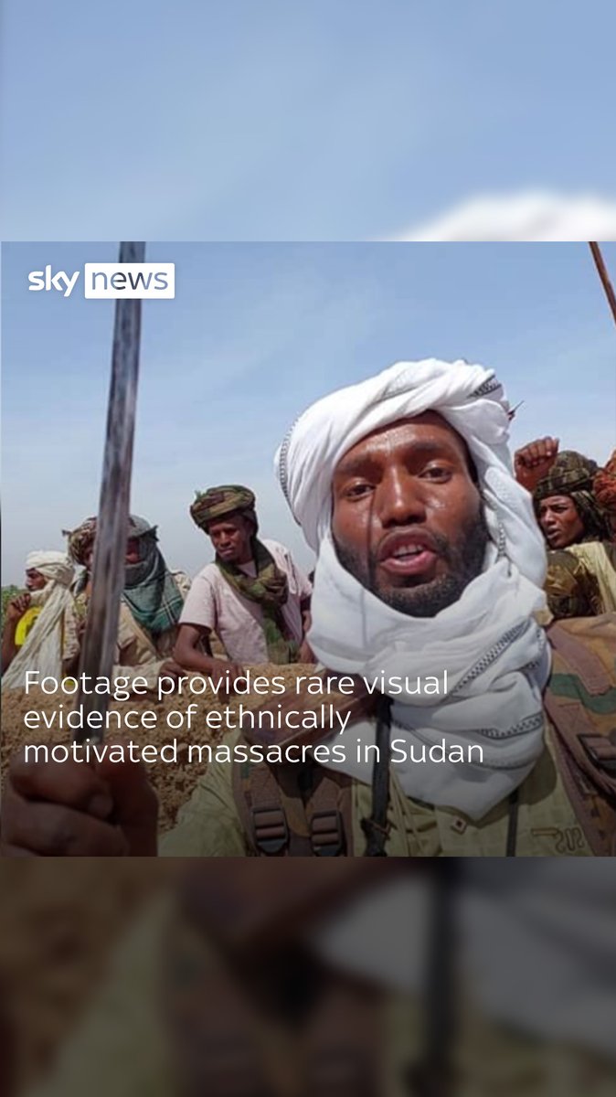 Sky News, working in a joint investigation with Lighthouse Reports, has found evidence that the 2023 massacre in Sudan's Kutum was ethnically motivated. Sky's Yousra Elbagir spoke to those who witnessed the atrocities ⬇️